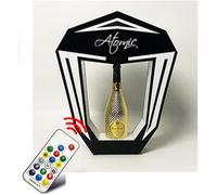 YYLHJW Soportes de exhibición para Botellas de champán Presentador de Botellas para Material acrílico de Club Nocturno, Logotipo fácil de Limpiar Fiesta