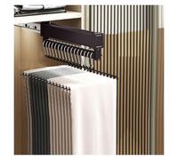 YYLMKMFC-AE Barra colgante extensible deslizante for armario, percha telescópica for pantalones, barra de valet de armario de Metal resistente for colgar ropa(51cm)