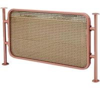 YYLMKMFC Divisor de área de Comedor, Panel de Pantalla de privacidad translúcido, Mesa de Comedor de ratán, partición Decorativa, Divisor de Escritorio for encimera de Pasillo(Pink,11.8x47.2 in)