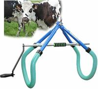 YYLMKMFC Elevador de Cadera for Vaca, Dispositivo de Asistencia de pie de Acero Inoxidable, Abrazadera Ajustable for Cadera de Ganado de Granja, Ajuste de espaciado, alcanza 1000KG