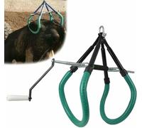 YYLMKMFC Marco de elevación de Vacas, 1000 kg, Elevador de Cadera de Ganado Reforzado, Abrazadera de elevación Ajustable for Vacas con Tubo de Goma Antideslizante, Herramienta de Asistencia