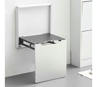 YYLMKMFC Taburetes Invisibles Plegables montados en la Pared, Taburete for Cambiar Zapatos de Lujo Ligero de aleación de Aluminio, reposapiés for Zapatos de Puerta(A)