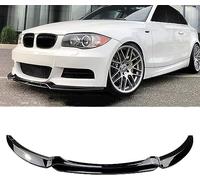 YYlong Coche Alerón Delantero para BMW 1 Series E82 E88 135i 2007-2010 Alerón Delantero Labio Hoja Divisoria Lip Exteriores Labio Parachoque Spoiler Lip