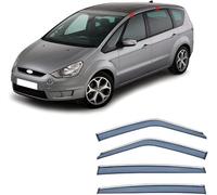 YYlong Cortavientos Ventana Coche para Ford S-MAX 2009-2014 Deflectores de Aire Deflectores de Viento Deflectores de Aire Antilluvia