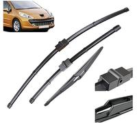 YYlong Limpiaparabrisas Escobilla para Peugeot 207SW 207 SW 2006-2014 Parabrisas De Coche Escobillas Limpiaparabrisas Juego de Parabrisas Escobillas