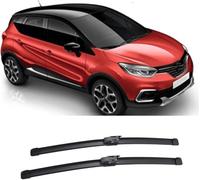YYlong Limpiaparabrisas Escobilla para Renault Captur Kaptur 2016-2019 Parabrisas De Coche Escobillas Limpiaparabrisas Juego de Parabrisas Escobillas