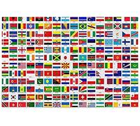 YYLPLLE Rompecabezas De Banderas del Mundo De Colores 1000 Piezas Adultos Niños Rompecabezas Desafiante Juguete Educativo Juegos Creativos 50X75Cm