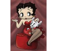 YYLPLLE Rompecabezas De Betty Boop De 1000 Piezas, Rompecabezas, Juego Intelectual para Niños Adultos, Rompecabezas, Regalo De Decoración del Hogar 50X75Cm
