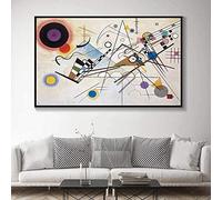 YYLPLLE Rompecabezas De Madera 1000 Piezas Pintura De Arte Abstracto Moderno De Wassily Kandinsky Rompecabezas Juguetes 50X75 Cm