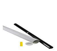 YYLUOYANG Vinilos para Cristales Coche Rollo de película for Ventana de Coche, Color Negro, 300 cm x 50 cm, Protector Solar UV for Verano Laminas para Tintar Lunas Coche(5 Percent Clear)