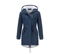 YYNUDA Abrigo de invierno para mujer, cálido, forrado, parka de invierno de longitud media, chaqueta de invierno, parka de invierno con capucha de pelo, abrigo grueso, tallas grandes, M