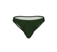 Yyoretp Calzoncillos de bikini con estampado de pétalos florales verdes cazadores para hombre, elásticos, transpirables, con microbolsillos, Negro, 3XL