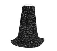 Yyoretp Capa con capucha con estampado 3D de ciencia y química abstracta para jóvenes con disfraz de capa con capucha para Halloween, Navidad, cosplay
