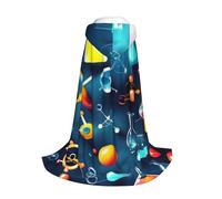 Yyoretp Capa con capucha con estampado abstracto de ciencia química para jóvenes, disfraz de Halloween, Navidad, cosplay, capa con capucha