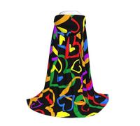 Yyoretp Capa larga con capucha con estampado de orgullo gay para niños, disfraz de Halloween, carnaval, cosplay