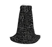 Yyoretp Capa larga con capucha para niños con ilustración de química y ciencia abstracta, capa larga para carnaval, Halloween, cosplay, disfraz