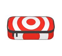 Yyoretp Design Target - Estuche de gran capacidad para lápices, organizador de oficina, caja de maquillaje y cosméticos