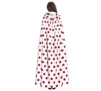 Yyoretp Disfraz de túnica con capucha para adultos, con estampado de bandera japonesa, para carnaval, cosplay, Navidad, Halloween.