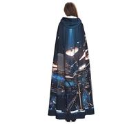 Yyoretp Disfraz de túnica con capucha para adultos, para carnaval, cosplay, Navidad, Halloween.