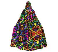 Yyoretp Disfraz de túnica con capucha y estampado de orgullo gay para adultos, para Halloween, carnaval, cosplay, Navidad