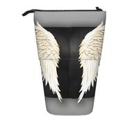 Yyoretp Estuche telescópico para bolígrafos con estampado de plumas de ángel