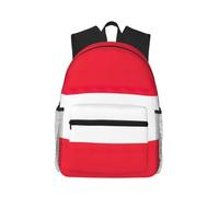 Yyoretp Mochila casual con estampado de bandera austriaca para laptop, mochila clásica para viajes, trabajo, mochila ligera
