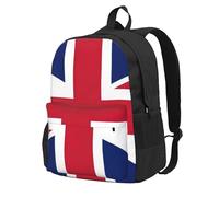 Yyoretp Mochila casual con estampado de bandera del Reino Unido para mujeres y hombres, mochilas de computadora de gran capacidad para viajes y trabajo