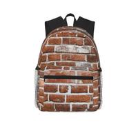 Yyoretp Mochila casual con estampado de pared de ladrillo antiguo para laptop, mochila clásica para viajes, trabajo, mochila ligera