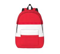 Yyoretp Mochilas de lona de moda con estampado de bandera austriaca, mochila deportiva ligera e informal, bolsa multiusos de viaje, Black, S, Casual