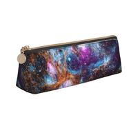 Yyoretp Universe Galaxy Space Print - Estuche triangular simple para artículos de oficina, cosméticos, artículos de tocador, White, Talla única, Estuche de belleza