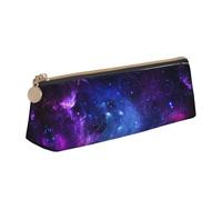 Yyoretp Universe Galaxy Star Space Print - Estuche triangular simple para artículos de oficina, cosméticos, artículos de tocador, White, Talla única, Estuche de belleza