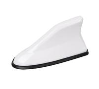 YYQWEE Aleta Tiburon Coche para Nissan Micra (K14) 2017 2018 2019 2020 2021 2022 2023, Techo Antena Aleta Tiburon Radio Amplificador Señal, Accesorios Coche,White