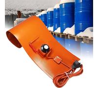 YYRHD-CZ Calentador De Bidón De Aceite Metálico con Termostato Giratorio Ajustable, Banda Calefactora De Caucho De Silicona, Apto For Válvulas, Instrumentos, Tanques(30L 250x900 1200W)