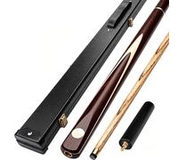 YYRHD-CZ Taco de Billar Negro n.° 8, Longitud de Tres Cuartos, 19 onzas, tamaño de Cabeza 10,2 mm/11,5 mm, Taco de Dos Piezas, diámetro de empuñadura de Aproximadamente 29,5 mm.(Single Bar 11.5mm)