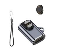 yystao (1 unidad) Adaptador de cargador para SUUNTO Wing 2, adaptador de carga magnético estable USB-C negro