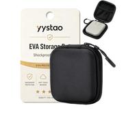 yystao Eva - Funda para ratón Logitech Mobi Fold ultraportátil, resistente a los golpes, con bolsillo de red, funda impermeable para viajes, color negro