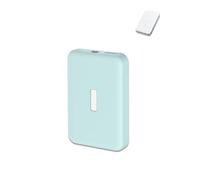 yystao Funda para Anker MagGo Powerbank 10.000mAh 15W, funda protectora de silicona - lavable repetidamente, antiarañazos, anticaídas (azul claro)