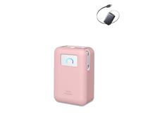 yystao Funda para Anker Nano Power Bank, 10 000 mAh, funda protectora de silicona amigable, lavable varias veces, resistente a los arañazos, antigoteo, color rosa