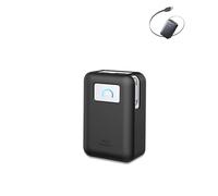 yystao Funda para Anker Nano Power Bank, 10 000 mAh, funda protectora de silicona amigable, lavable varias veces, resistente a los arañazos, antigoteo, color negro