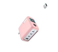 yystao Funda para Anker Zolo Cargador de 140 W, funda de silicona compatible con Anker Zolo cargador de 140 W - Se puede lavar varias veces, resistente a los arañazos, antigoteo, color rosa
