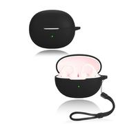 yystao - Funda para auriculares inalámbricos Baseus Bass BC1, funda protectora de silicona suave compatible con Baseus Bass BC1, con cordón, a prueba de polvo, a prueba de golpes y duradera, color