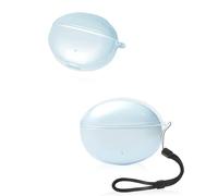 yystao - Funda para auriculares inalámbricos OnePlus Buds 4, funda protectora de TPU suave compatible con OnePlus Buds 4, con cordón, a prueba de polvo, a prueba de golpes y duradera, transparente