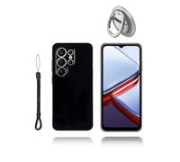 yystao Funda para DOOGEE Note 56X/DOOGEE Note 56X Pro Smartphone, TPU Funda Compatible con DOOGEE NOTE56 X/DOOGEE NOTE56X Pro, a prueba de polvo, a prueba de golpes, color negro