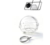 yystao Funda para Huawei FreeClip 2 S Auriculares Plata | Carcasa de TPU resistente a los golpes con cierre seguro antipérdidas, soporte deslizante integrado y ajuste preciso