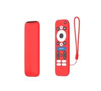 yystao Funda para ONn.GoogleTV Box 4K Pro mando a distancia, funda de silicona compatible con onn.GoogleTV Box 4K Pro, carcasa a prueba de polvo, antiarañazos, color rojo