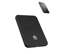 yystao Funda para Xiaomi Ultrathin Magnetic Power Bank 5000mAh 15W, Funda de silicona suave a prueba de golpes - Protección contra caídas para uso diario, color negro