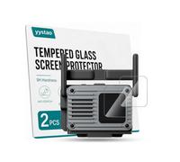 yystao Pack de 2 protectores de pantalla para transceptor de vídeo DJI SDR | Protector de cristal de dureza 9H ultratransparente con protección contra arañazos, fijación autocebante y alta sensibilidad