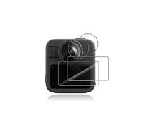 yystao Protector de pantalla para GoPro Max 2, cristal templado 9H y película de hidratación de lentes, compatible con GoPro Max 2, duradero, resistente a los arañazos, sin huellas dactilares