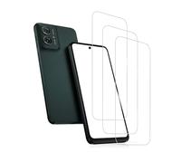 yystao Protector de pantalla para Motorola Moto G56 5G, cristal templado 9H, alta definición, a prueba de explosiones, antiarañazos y antihuellas (3 unidades)