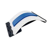 YYSTRAP Camilla De Espalda Back Massager Equipo de Camilla Herramientas de Masaje Soporte Lumbar Relajación Columna Vertebral Alivio Camilla De Espalda Estiramiento(White-Blue)